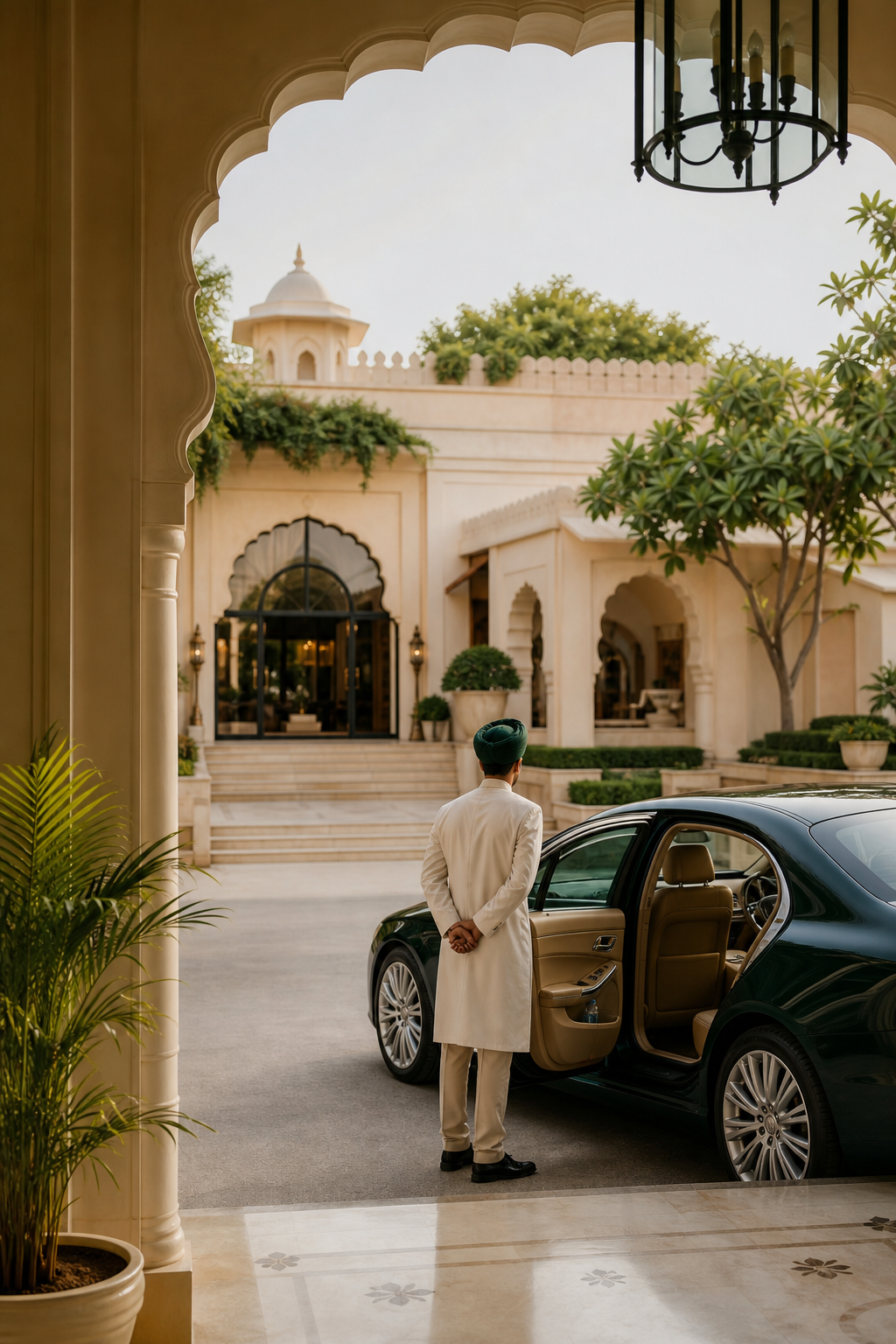 Luxury hotel arrival and stay planning support in Jaipur